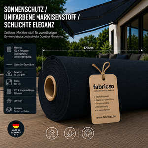 Swela 310 Elegance Uni: Klassischer, glatter Markisenstoff mit UPF 50+. Stückgefärbt, 310g/m² fabricso