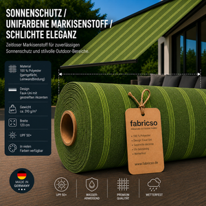 Swela 314 Elegance – Premium Markisenstoff | UPF 50+ & Große Design-Auswahl fabricso