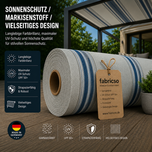Swela 315 Elegance Streifen – Premium Markisenstoff | UPF 50+ & Garngefärbt fabricso