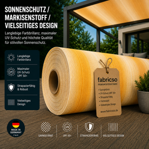 Swela 315 Elegance Streifen – Premium Markisenstoff | UPF 50+ & Garngefärbt fabricso