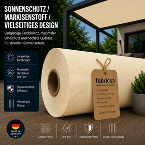 Swela 324 Shine Uni – Klassischer Markisenstoff | UPF 50+ & Strapazierfähig fabricso