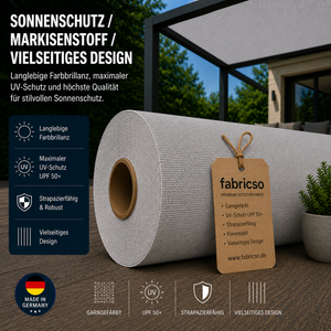Swela 324 Shine Uni – Klassischer Markisenstoff | UPF 50+ & Strapazierfähig fabricso