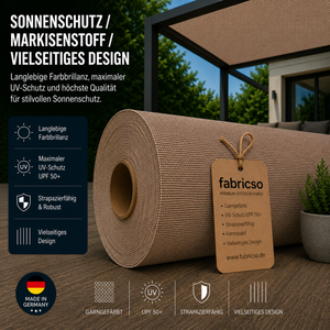 Swela 324 Shine Uni – Klassischer Markisenstoff | UPF 50+ & Strapazierfähig fabricso