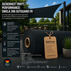 Fabricso Protexa 170 FR – Zertifizierter, schwer entflammbarer Sonnenschutz-Stoff fabricso