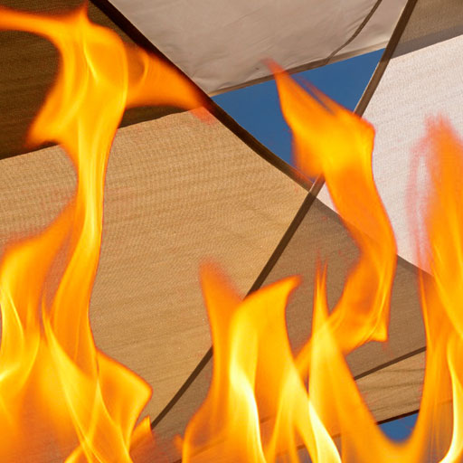 Schwerentflammbare Stoffe