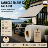 Fabricso Solara 120 Faux-Uni – Markisenstoff mit dezenter Struktur | UPF 50+ fabricso