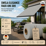 Swela 309 Elegance Faux-Uni – Markisenstoff mit dezenter Struktur | UPF 50+ fabricso