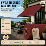 Swela 309 Elegance Faux-Uni – Markisenstoff mit dezenter Struktur | UPF 50+ fabricso