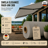 Swela 309 Elegance Faux-Uni – Markisenstoff mit dezenter Struktur | UPF 50+ fabricso