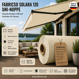 Fabricso Solara 120 Uni-Noppe – Strukturierter Markisenstoff | UPF 50+ & Langlebig fabricso