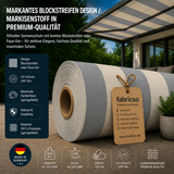 Fabricso Solara 120 Elegance – Markisenstoff mit Blockstreifen & Faux-Uni | UPF 50+ fabricso