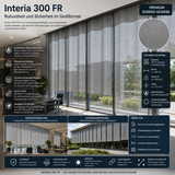 Fabricso Interia 300 FR – B1 Screen-Gewebe | Wasserdurchlässig & 300cm Breit fabricso