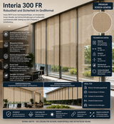 Fabricso Interia 300 FR – B1 Screen-Gewebe | Wasserdurchlässig & 300cm Breit fabricso