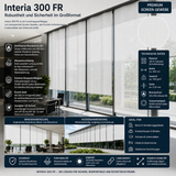 Fabricso Interia 300 FR – B1 Screen-Gewebe | Wasserdurchlässig & 300cm Breit fabricso