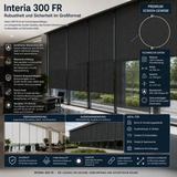 Fabricso Interia 300 FR – B1 Screen-Gewebe | Wasserdurchlässig & 300cm Breit fabricso