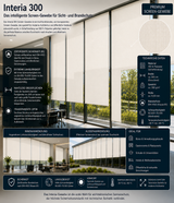 Fabricso Interia 300 (FR) – B1 Screen-Gewebe | 300cm Breite fabricso