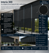 Fabricso Interia 300 (FR) – B1 Screen-Gewebe | 300cm Breite fabricso