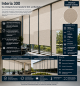 Fabricso Interia 300 (FR) – B1 Screen-Gewebe | 300cm Breite fabricso