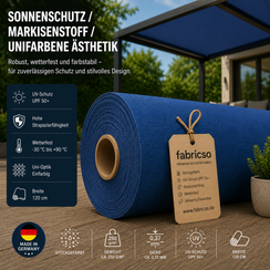 Swela 324 Shine Uni – Klassischer Markisenstoff | UPF 50+ & Strapazierfähig fabricso
