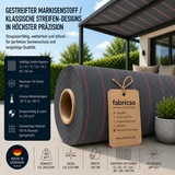 Swela 328 Shine – Gestreifter Markisenstoff | UPF 50+ & Große Rapport-Auswahl fabricso