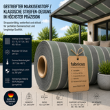 Swela 328 Shine – Gestreifter Markisenstoff | UPF 50+ & Große Rapport-Auswahl fabricso