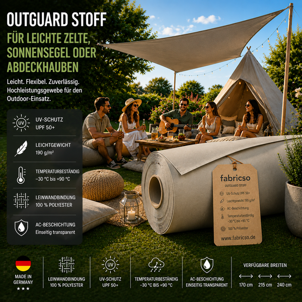 Strapazierfähiges Polyester-Gewebe Swela Outguard 393 – Wetterfest & UPF 50+