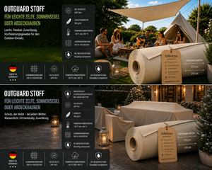 Strapazierfähiges Polyester-Gewebe Swela Outguard 393 – Wetterfest & UPF 50+ fabricso