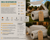 Swela 394 Outguard 230 – Robustes Zeltgewebe mit UPF 50+ | 240cm Extra Breit fabricso