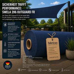 Fabricso Protexa 170 FR – Zertifizierter, schwer entflammbarer Sonnenschutz-Stoff fabricso