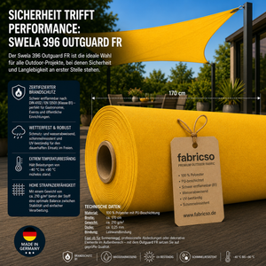 Swela Outguard 396 FR – Zertifizierter, schwer entflammbarer Sonnenschutz-Stoff fabricso