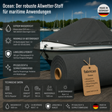 Ocean Bootsstoff – 1500mm Wassersäule | 150cm Breite & UV-Beständig fabricso